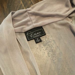 Dress barn see through cardigan